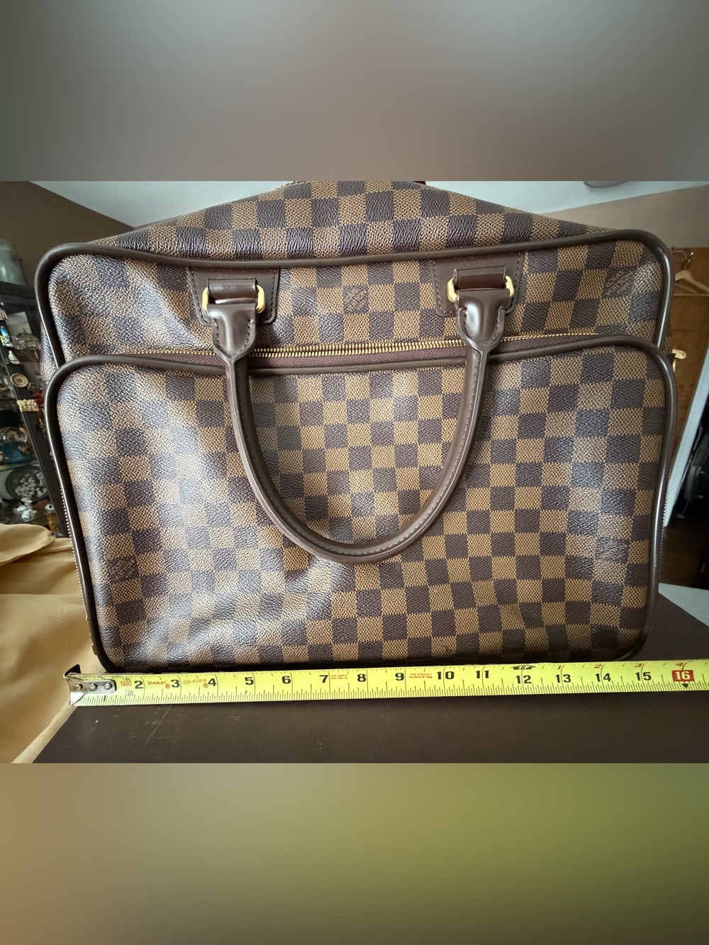 Louis Vuitton Brown Damier Canvas Laptop Bag